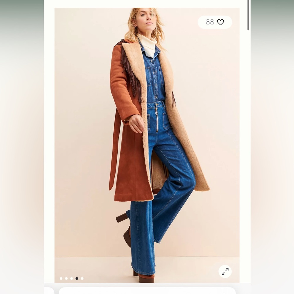 Hutch Daisy Fringe Coat